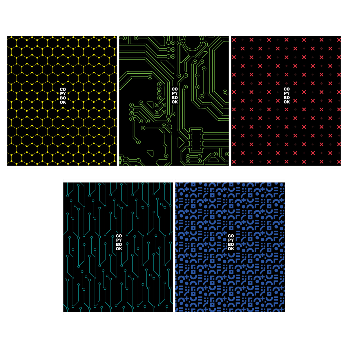 Тетради А5 48л лин BG "Фрагменты", суперэконом