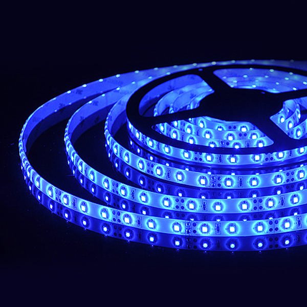 Светодиодные ленты- LED60 4,8W IP00 синий(0,1м)
