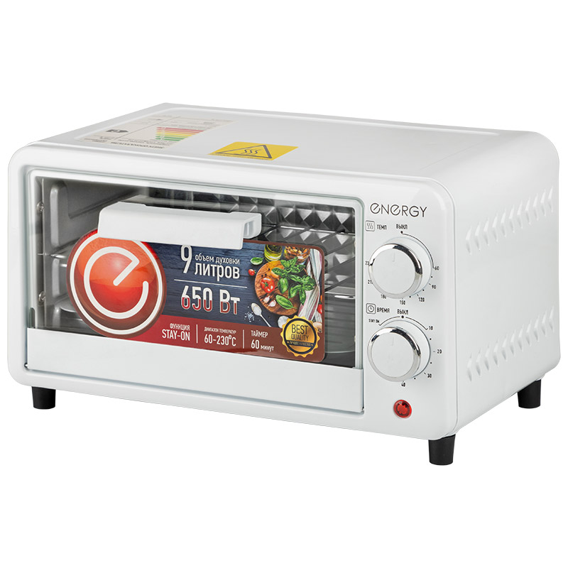 Духовка электрическая ENERGY GT-09A-W 650Вт, 9л