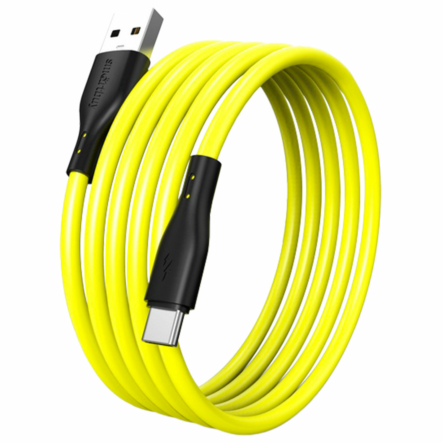 Кабель Smart Buy USB-USB TYPE C S21 1м 3А желтый, для зарядки и передачи данных