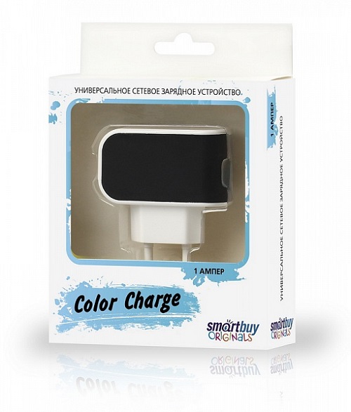 Зар уст-во сетевое Smart Buy CHARGE USB 1A черное