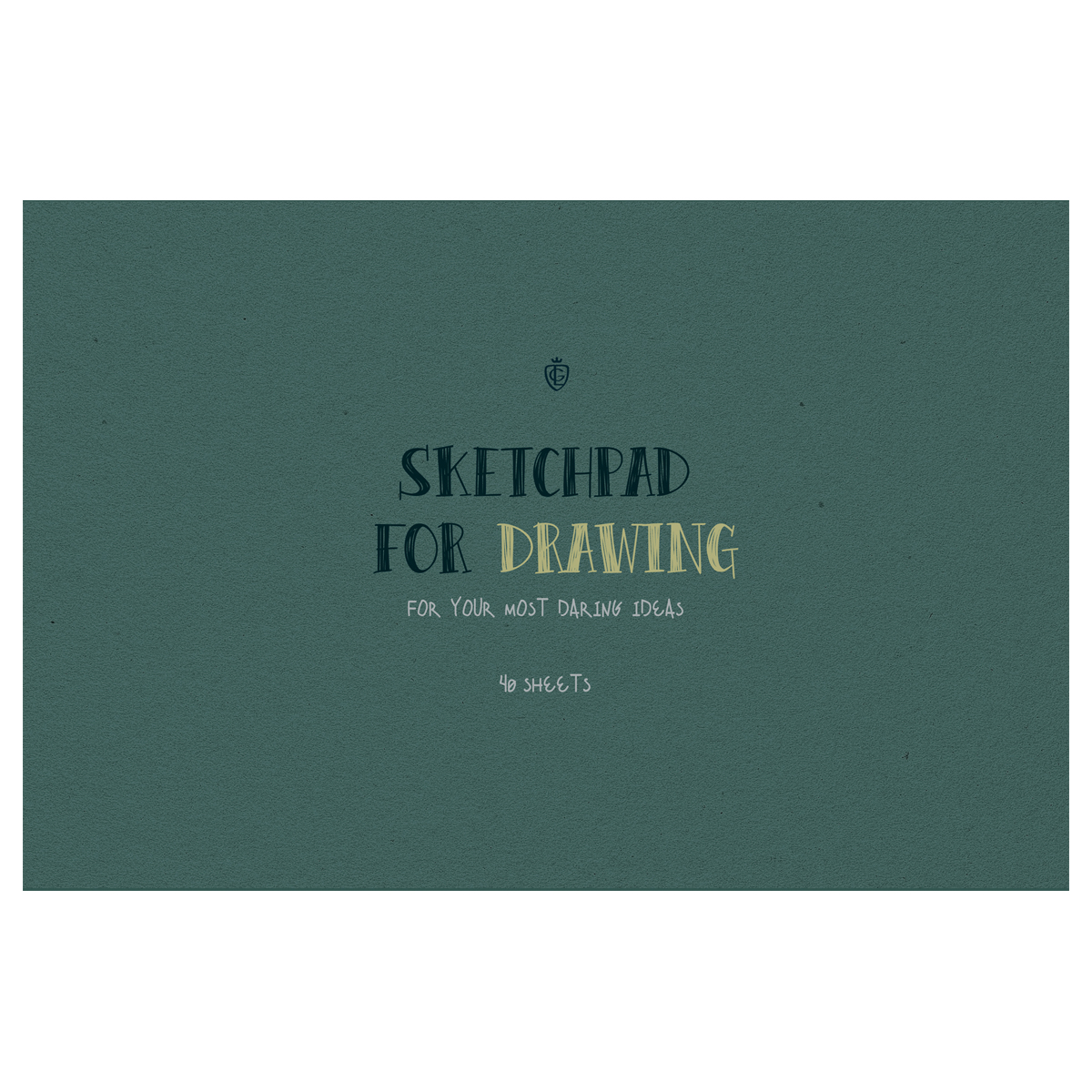 Альбом для рисования 40л А4 склейка Greenwich Line "Brave idea", 120г/м2