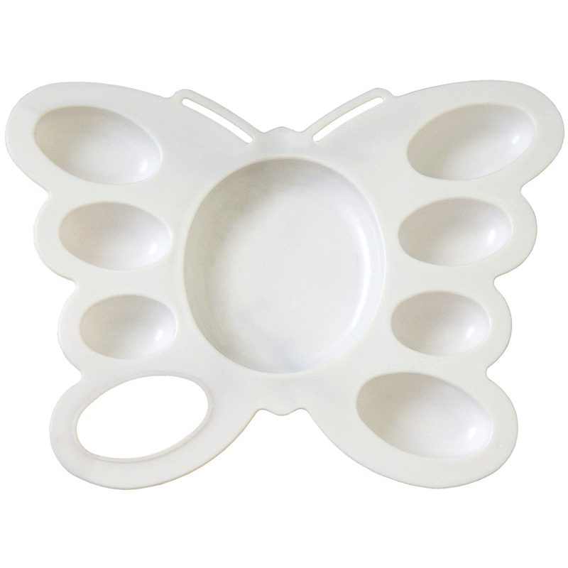 Палитра пластиковая Бабочка ГАММА 8 ячеек 