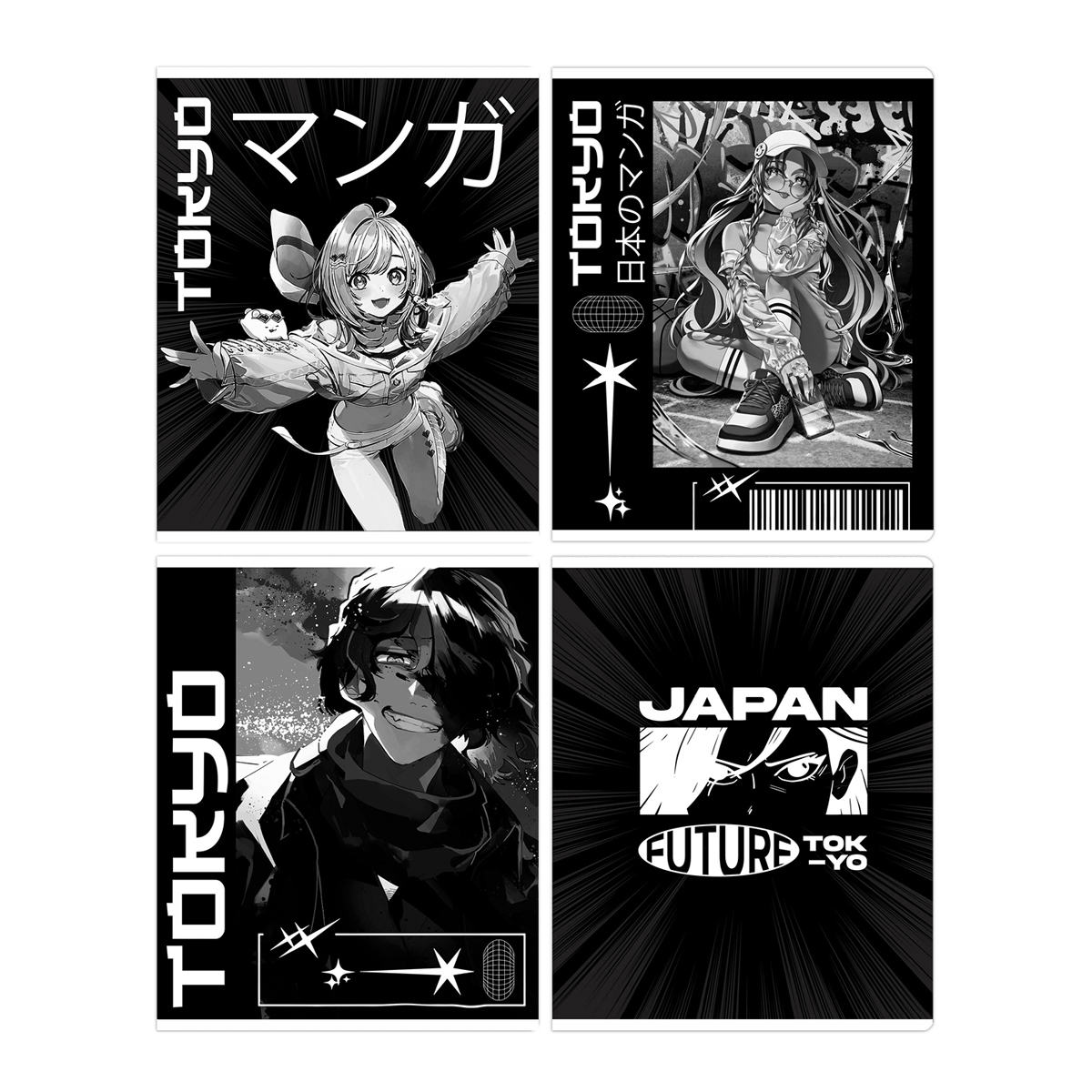 Тетрадь А5 48л кл BG "Аниме. Tokyo"