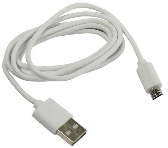 Кабель Smart Buy USB-microUSB 1м белый iK-12