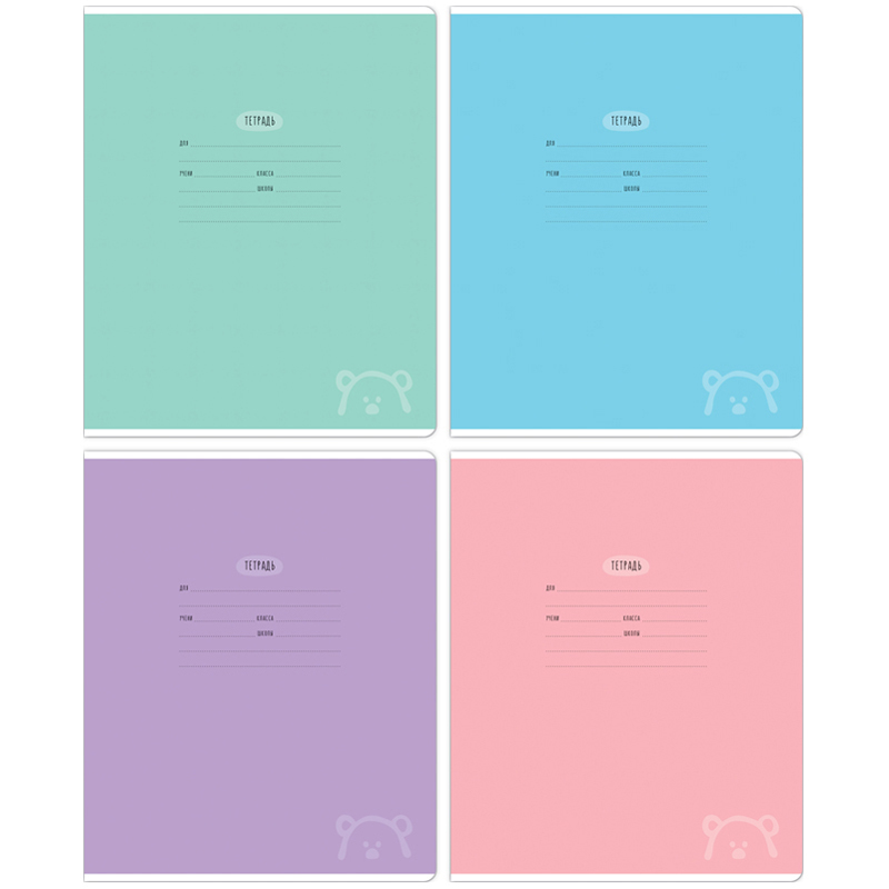 Тетрадь А5 18л кл MESHU "Оne-colored"