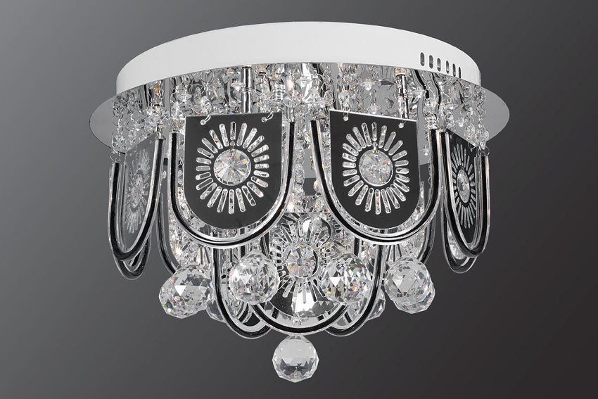 Люстра Диамант 1-9912-9-CR-LED Y G4