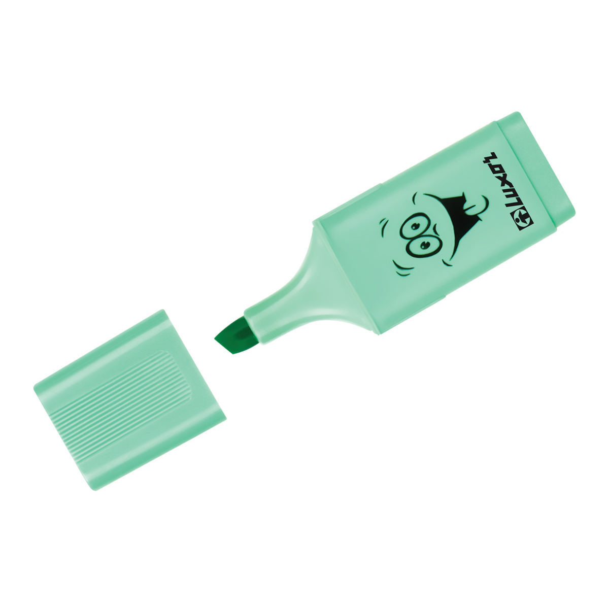 Текстовыделитель Luxor "Eyeliter Pastel" пастельный зеленый, 1-4,5мм