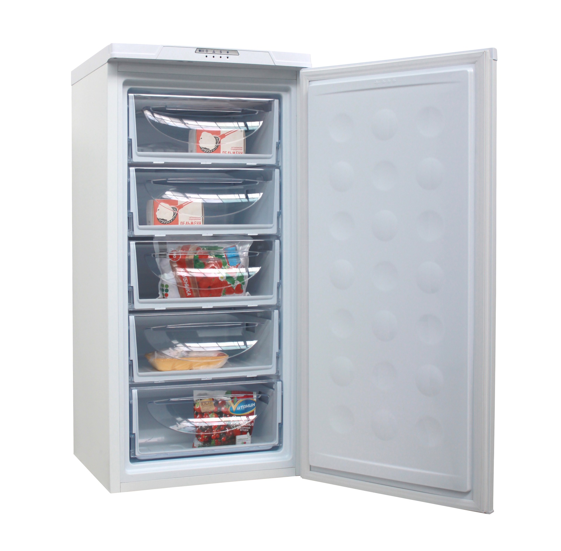 Морозильник DON R-105 B, объем 170 л, 281 кВтч/год, отделы - 5 шт, 57.4 см x 122 см x 61 см