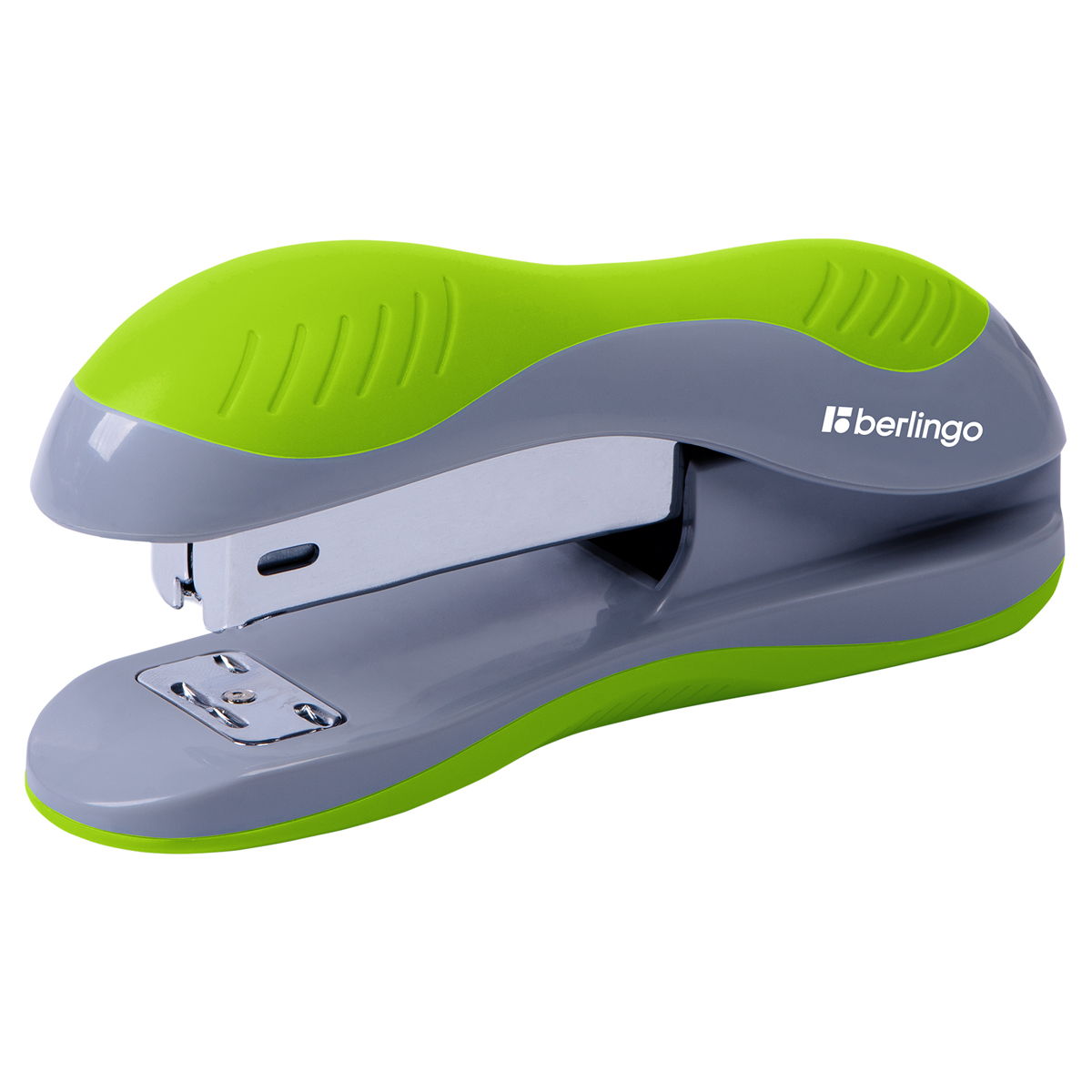 Степлер №24/6, 26/6 Berlingo "Office Soft" до 25л., пластиковый корпус, зеленый Степлер №24/6, 26/6 Berlingo "Office Soft" до 25л., пластиковый корпус, зеленый