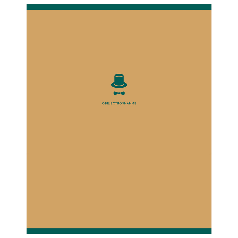 Тетрадь предметная Обществознание BG "Monocolor. Element"  ламинация soft-touch, выб. лак, 70
