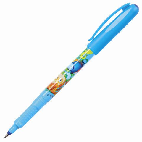 Ручка-роллер СИНЯЯ CENTROPEN "Tornado Boom", корпус с печатью, 0,5 мм, линия 0,3 мм
