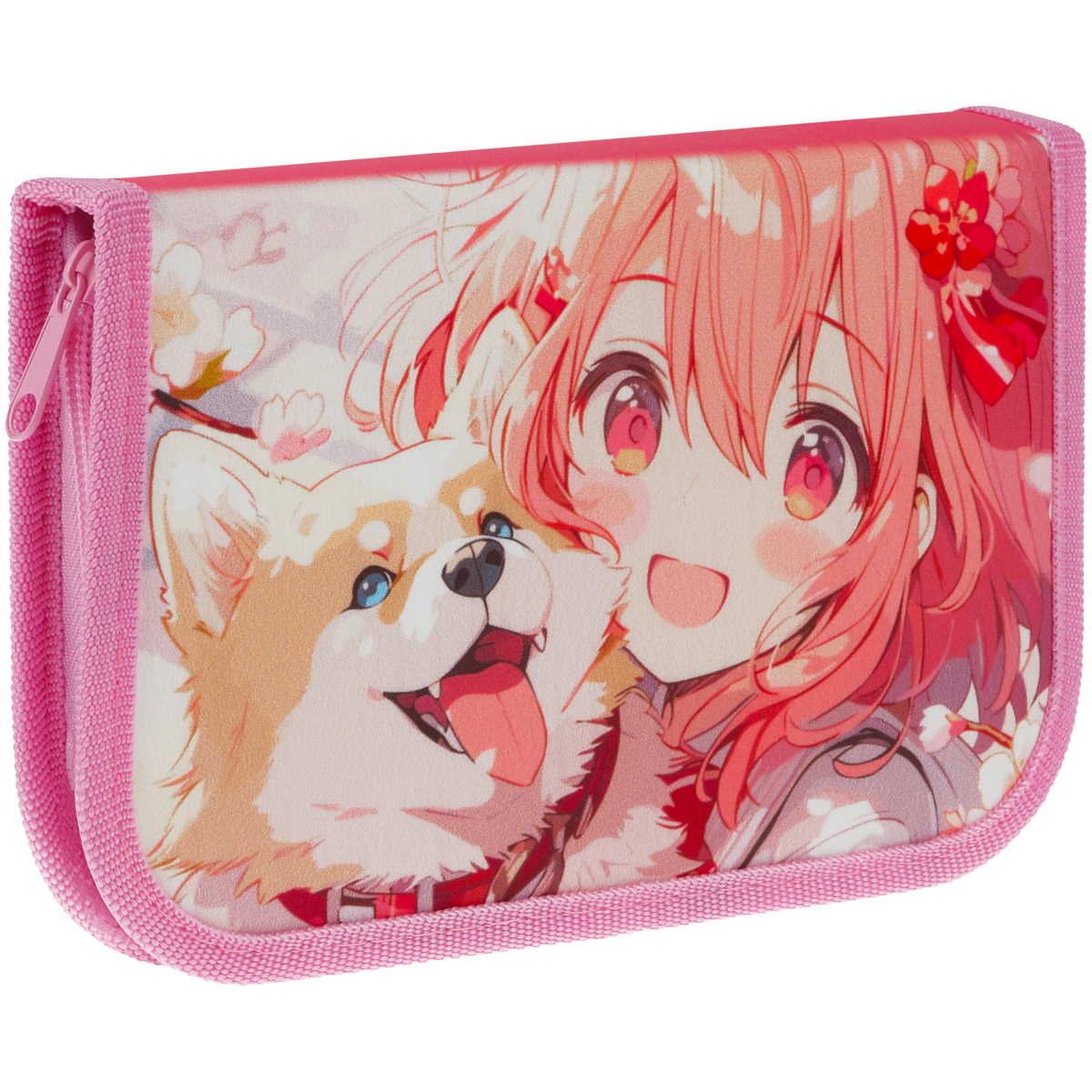 Пенал 1 отделение, 200*130 ArtSpace "Cool couple" доп. секция, ткань 