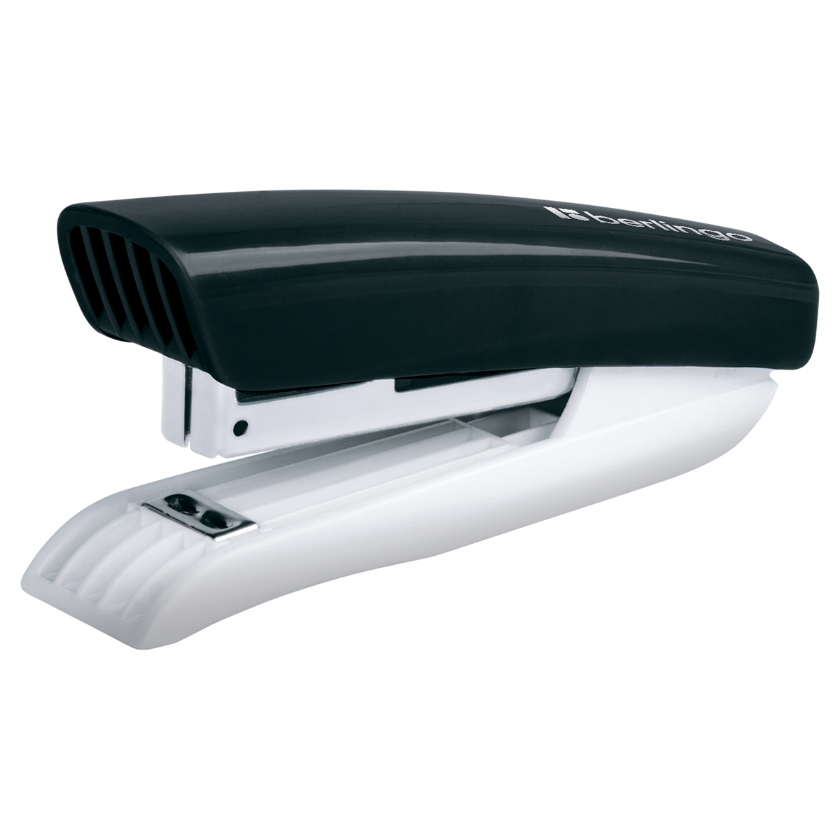 Степлер №10 12л BERLINGO Blitz пласт. корпус, черный