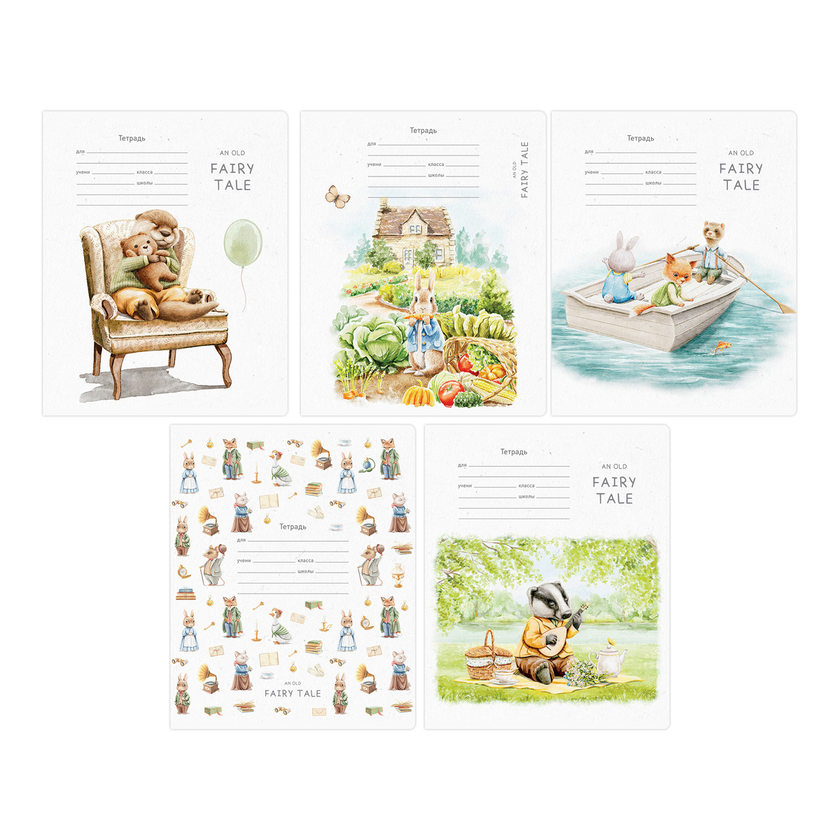 Тетрадь А5 12л кл BG "Fairy tale"