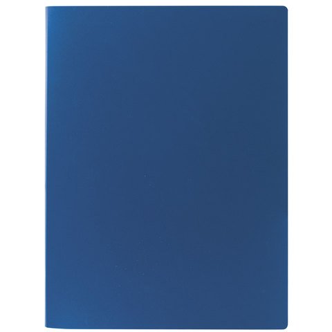 Папка на 4 кольца А4 25мм синий STAFF эконом 