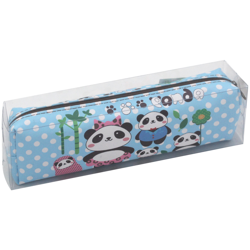 Пенал 200*55*40, ArtSpace, "Cute Panda", искус. кожа