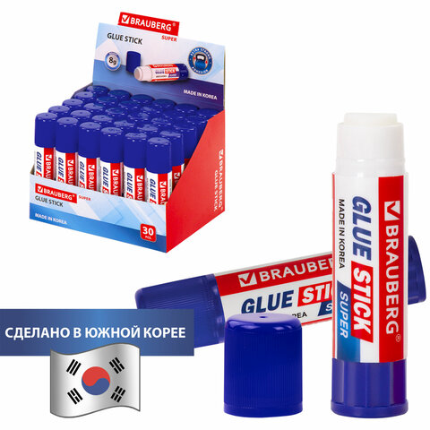 Клей-карандаш _8гр BRAUBERG SUPER
