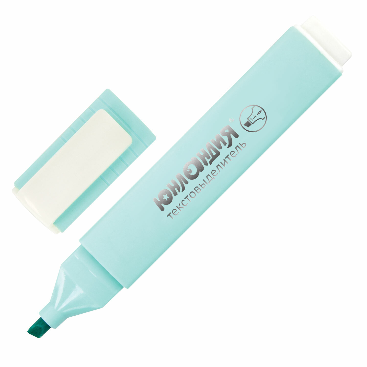 Текстовыделитель ЮНЛАНДИЯ Colostar Pastel 1-4мм бирюзовый