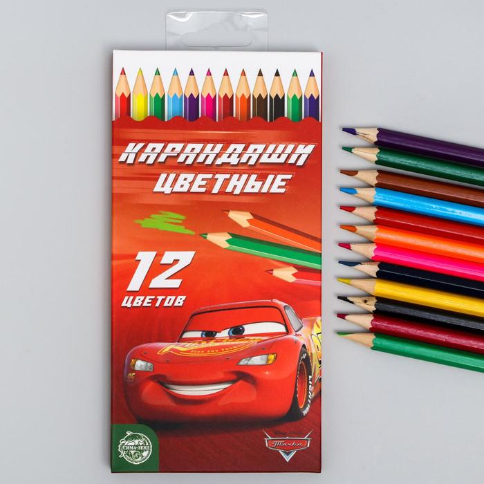 Карандаши 12цв Тачки. Тачки
