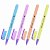 Ручка гелевая синяя BRAUBERG "COLOR PASTEL корпус ассорти, узел 0,5, линия 0,35 мм, 144121