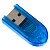 Картридер Perfeo Micro SD, (PF-VI-R015 Blue) синий