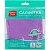 Салфетка для стекол и зеркал OfficeClean, плотная микрофибра, 30*30см, фиолетовая