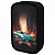 Пенал ЮНЛАНДИЯ, 3 отделения, картон с эффектом soft-touch, 19х11 см, "Fire car",