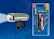 Фонарь S-BL010-C Silver 4В 3*AAA пластик