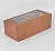 Коробка сборная Крафт 16*35*12см бурая с окном