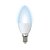 Volpe LED-C37-6W/NW/E14/FR/O Свеча белый матовый л