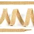 Шнурки плоские 12мм х/б дл.150см цв.004 бежевый 1пара/10