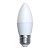 Volpe LED-C37-6W/WW/E27/FR/O Свеча теплый белый ма