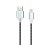 Кабель Smart Buy USB-8pin для Apple 1м 2А нейлон Socks черный