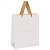 Пакет подарочный 18*23*10см MESHU "Monocolor. White", отд. фольгой, матовая ламинация