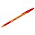 Ручка шариковая красная Berlingo "Tribase grip orange" , 0,7мм, грип