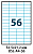 Самоклеящиеся этикетки А4 56 этикеток 52,5*21,21 на листе QUICK Labels 1л