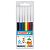 Ручка капиллярная FABER-CASTELL Multimark non permanent F синяя, 0,4мм, игольч., с ластиком 1/10