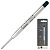 Стержень шариковый черный 98мм Parker "QuinkFlow Ball Point" объемный 0,8мм, метал.корпус, блистер