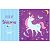 Альбом для рисования 24л А4 скрепка Art Space Рисунки. Believe in unicorn