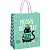 Пакет подарочный 26*32*12см MESHU "Meowy Christmas", выборочный лак, матовая ламинация