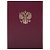 Книга учета 96 л., клетка, твердая, бумвинил, офсет, герб, А4 (200х290 мм), BRAUBERG, бордовая