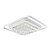 L8021-450 WT Потолочный светильник LED4U( Общая мощность 110 W, выс 200мм, дл. 460мм. шир 460мм.) 