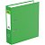 Папка-регистратор СТАММ "Стандарт", 70мм, бумвинил, с карманом на корешке салатовая