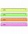 Линейка 20см пластиковая СТАММ Neon Cristal ассорти  1/20