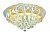 Люстра Г Буше 9927/16 CR LED Y пульт