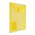 Папка на кнопке А6 _1отд BRAUBERG 105*148мм 180мкм вертик желтый