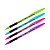 Ручка гелевая черная Berlingo "Tribase Gel grip neon" 0,5мм грип
