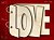 Деревянная заготовка АЛЬБОМ LOVE 4листа