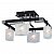 Люстра Еврокаркасы 1-2621-4-CR+WE G9